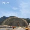 Large Span Roof Grid Structure for Power Plant
