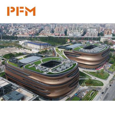 Large-span Truss Structure Pedestrian Bridge for Commercial Plaza