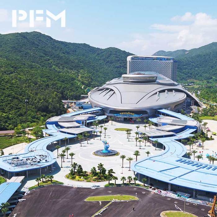 Ultra-Large-Span Grid Shell Roof Structure Aquarium