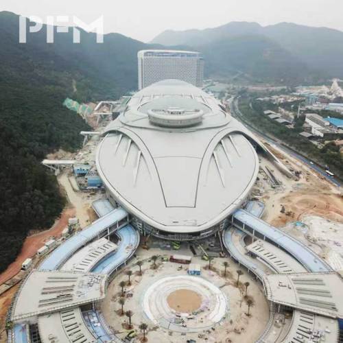 Ultra-Large-Span Grid Shell Roof Structure Aquarium