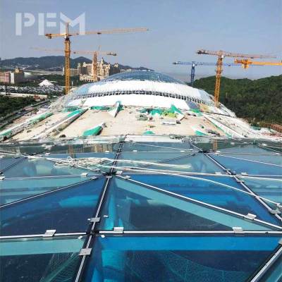 Ultra-Large-Span Grid Shell Roof Structure Aquarium