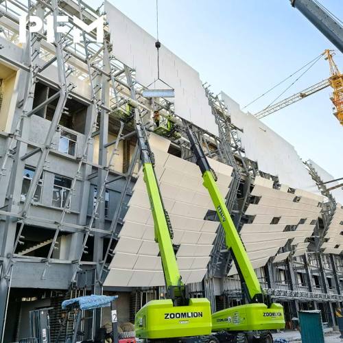 Curved Aluminum Panel Stadium Exterior Curtain Wall for Stadiums