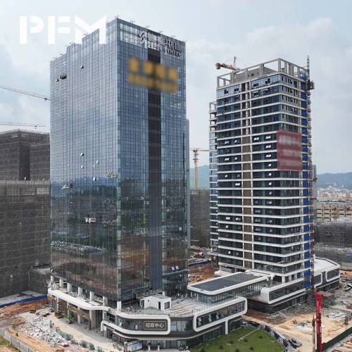 Glass Curtain Wall for High-Rise Office Buildings
