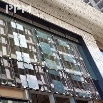 Steel Structure Aluminum & Glass Curtain Wall for Commercial Plaza Podium