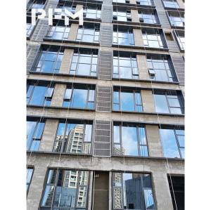 Metal and Glass Curtain Wall for Commercial Complex