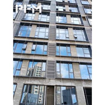 Metal and Glass Curtain Wall for Commercial Complex