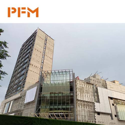 Metal and Glass Curtain Wall for Commercial Complex