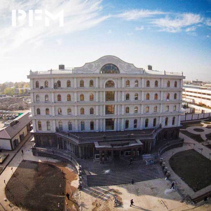 Stone Facade System for Luxury Spa Center