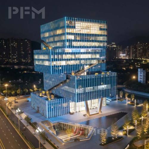 Facade Lighting for High-Rise Headquarters Building