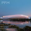 Architectural Facade Lighting System for the Stadium