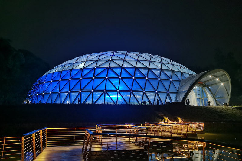 ETFE membrane dome structure