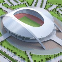 Guinea Stadium Roof Steel Structure Renovation Project