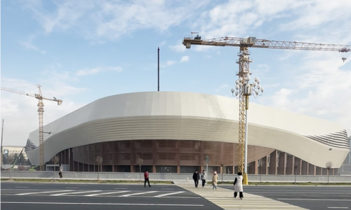 The Tajikistan National Stadium project is nearing completion