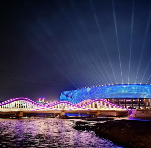 Mountain-Inspired Landscape Bridge Design at Dushanbe National Stadium: The Bridge of Nature
