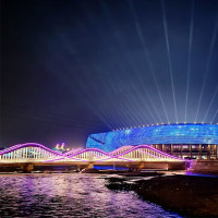 Mountain-Inspired Landscape Bridge Design at Dushanbe National Stadium: The Bridge of Nature
