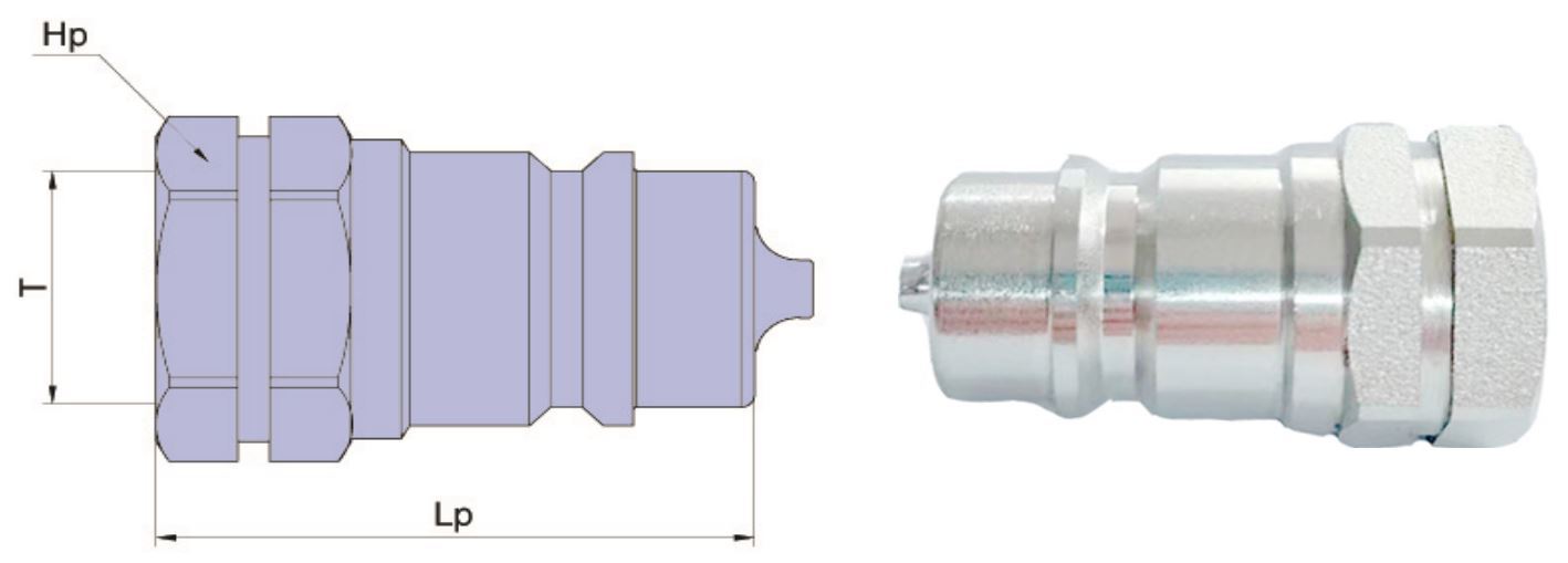 Hydraulic Quick Coupling male