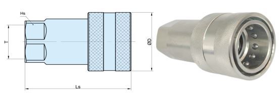 Hydraulic Quick Coupling female