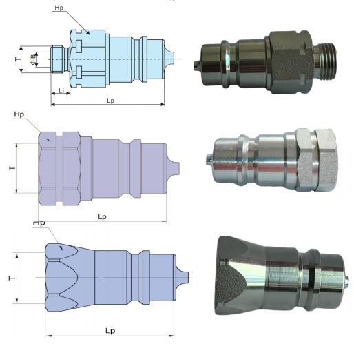Hydraulic Push-Pull Coupling male