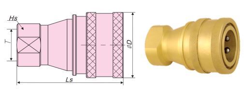Hydraulic Quick Coupling female