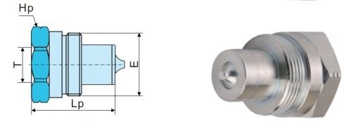 High Pressure Screw-To-Connect Enerpac Coupling male