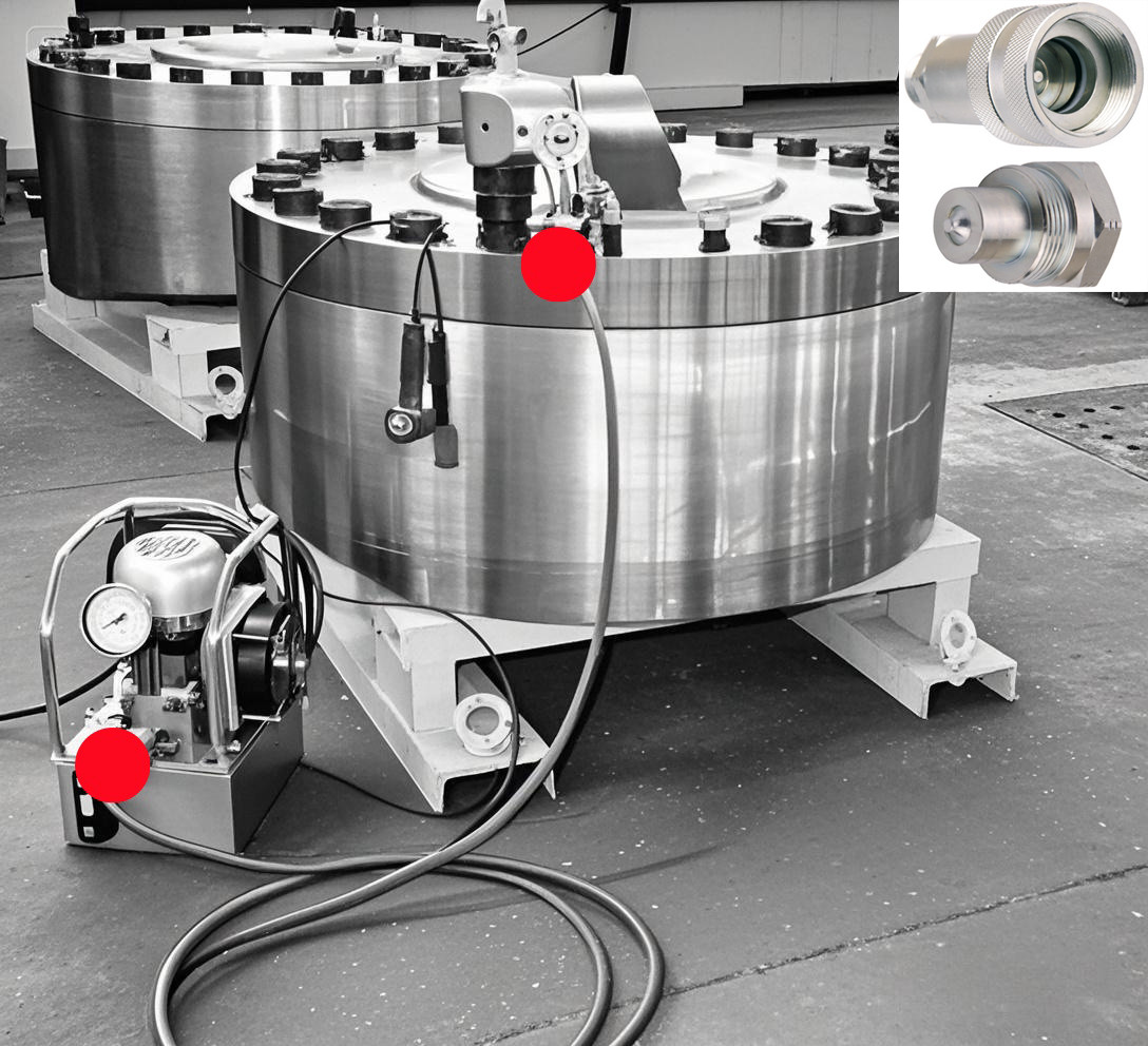 Hydraulic torque wrench application