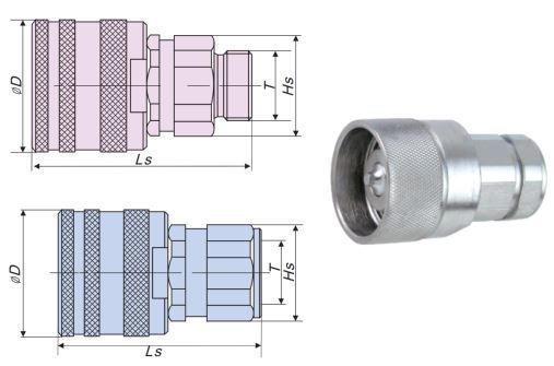 High Pressure Screw-To-Connect Coupling Male