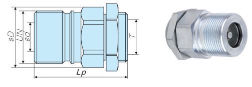 Screw-To-Connect Couplings With Wing Nut Male