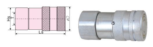Flat/Flush Face Coupling femle 