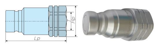 Flat/Flush Face Coupling (Steel) male
