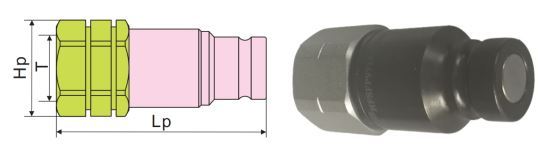 Flat/Flush Face Coupling (Steel) male