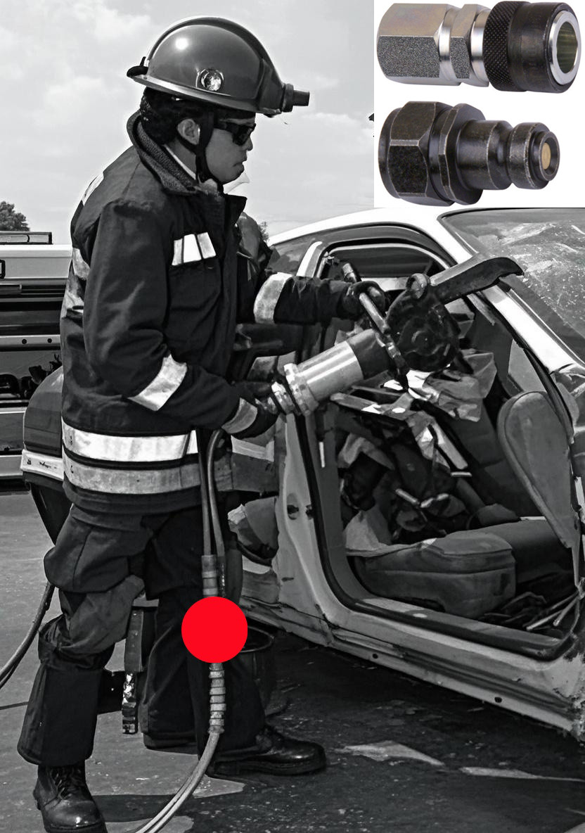 Ultra-High Pressure Coupling for Rescue Tools
