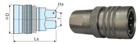 Manual Locking Ring Coupling female