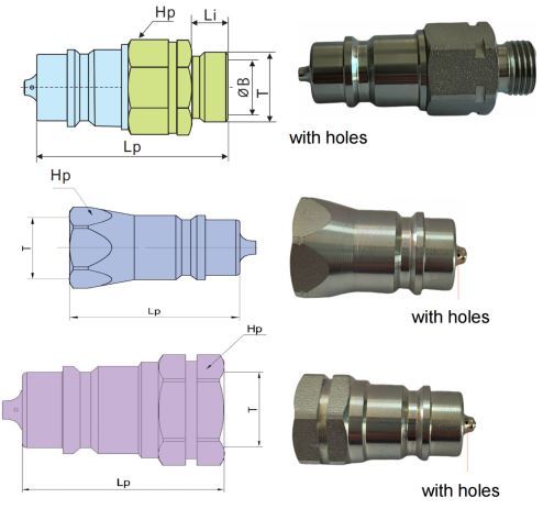 Hydraulic Push-Pull Coupling male 