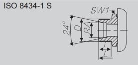 Three-Way T Type High-Pressure Ball Valve thread size