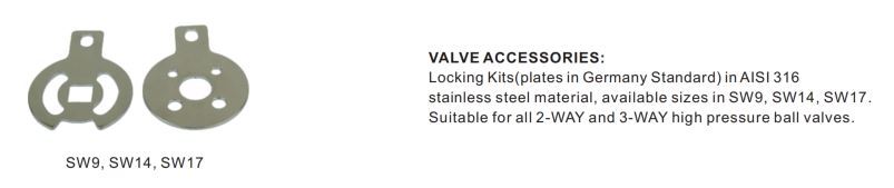 Three-Way T Type High-Pressure Ball Valve accessories