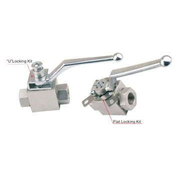 EHVDHFS Series | KHM Two-Way High Pressure Forged Ball Valve With Flange, SAE J518C, ISO-6162 (Steel)