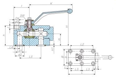 Two-Way High-Pressure Ball Valve