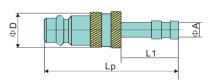 Pneumatic Quick Coupling Female thread