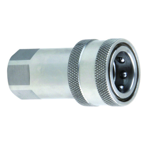 73 Series | NV STAINLESS STEEL ISO 7241 A Quick Couplings with Poppet Valve (Stainless Steel)