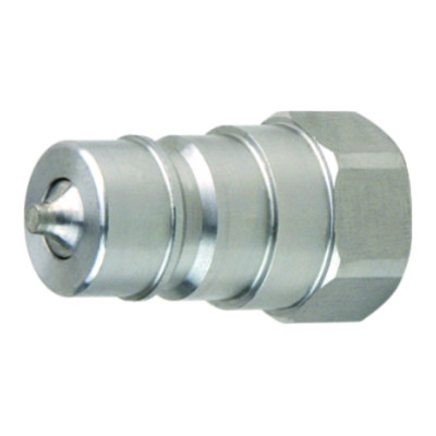 73 Series | NV STAINLESS STEEL ISO 7241 A Quick Couplings with Poppet Valve (Stainless Steel)