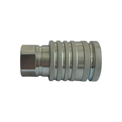 71 Series | PS Push-pull ISO 7241 A Female Couplings For Agriculture, Panel Mounting, Ball Valve (Steel)