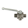 EHVTSS Series | BK3 Three-Way High-Pressure Ball Valve - T Type (Stainless Steel)