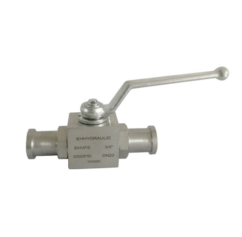 EHVFS Series | BKH Two-Way High Pressure Ball Valve With Flange, SAE J518C, ISO-6162 (Steel)
