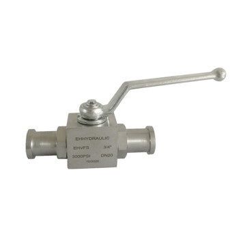 EH EHVFS Series | BKH Two-Way High Pressure Ball Valve With Flange, SAE J518C, ISO-6162 (Steel)