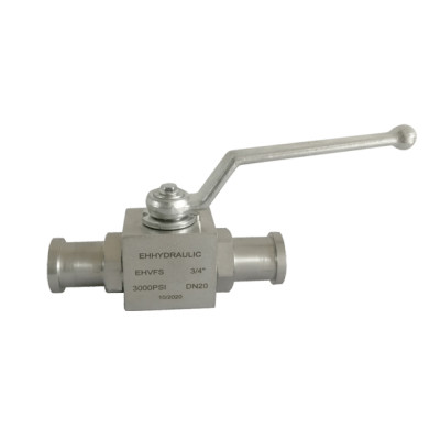 EHVFS Series | BKH Two-Way High Pressure Ball Valve With Flange, SAE J518C, ISO-6162 (Steel)