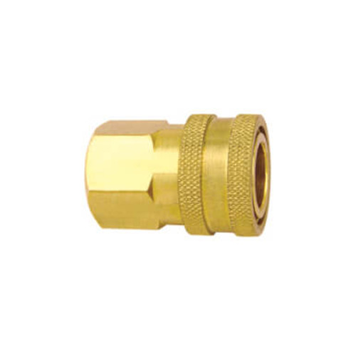 51 Series | FST High Flow, Unvalved, Hydraulic Quick Couplings (Brass, Steel, Stainless Steel)