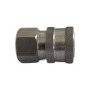 51 Series | FST High Flow, Unvalved, Hydraulic Quick Couplings (Brass, Steel, Stainless Steel)