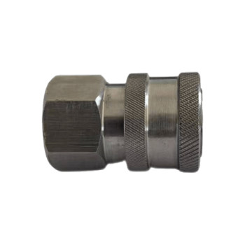 EH 51 Series - FST High Flow, Unvalved, Hydraulic Quick Couplings (Brass, Steel, Stainless Steel)