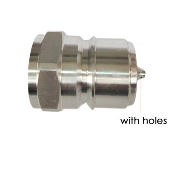 EH 203/205 Series - Nordic TEMA Model Quick Couplings with Pressure Eliminator (Stainless Steel)