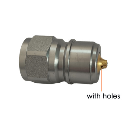 EH 200/202 Series - Nordic TEMA Model Quick Coupler With Pressure Eliminator (Steel, Brass)
